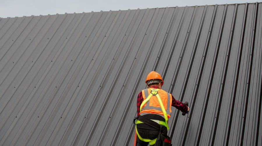 Professional metal roof installation services in De Leon, TX